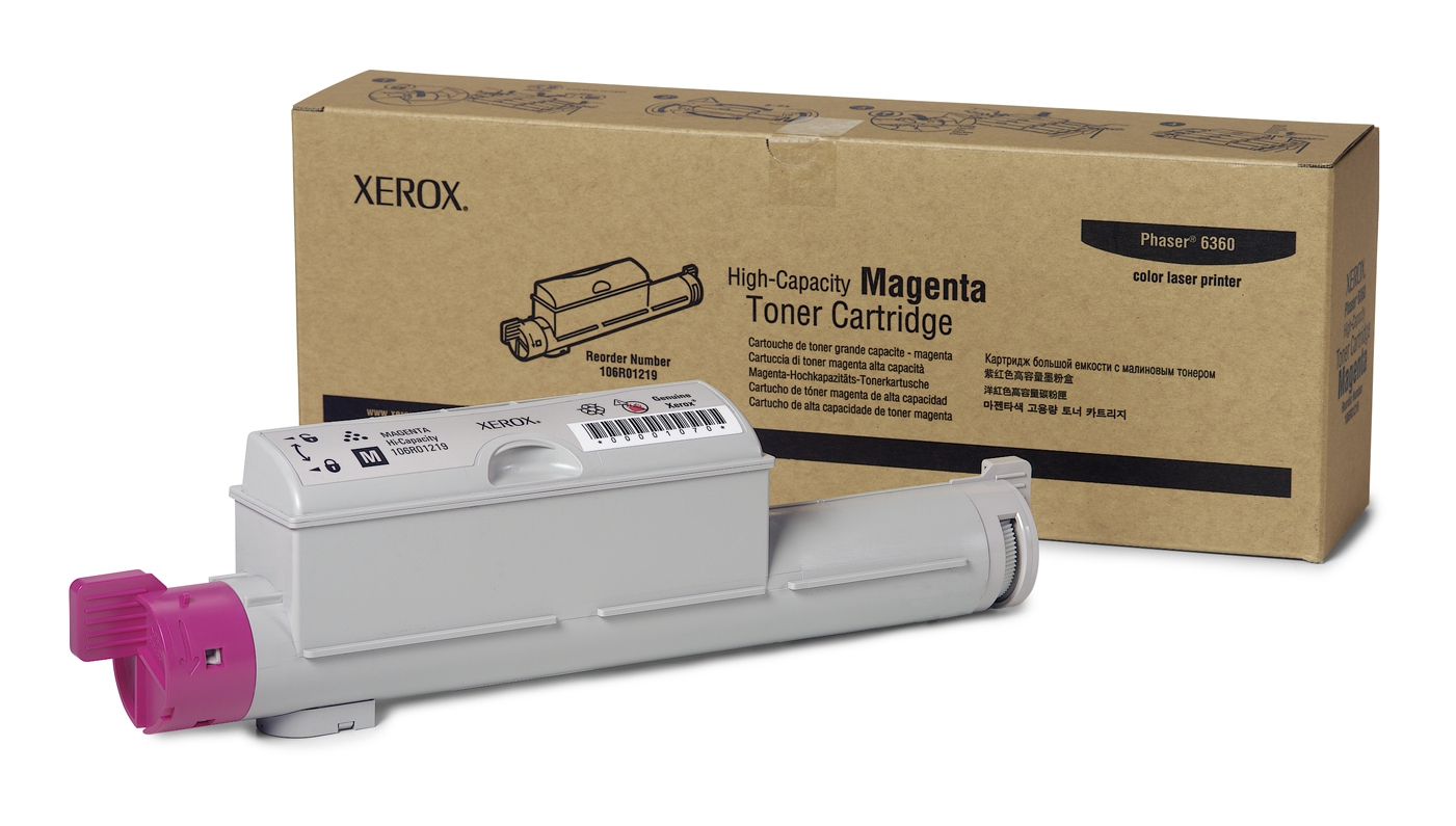 106R01219 - Xerox Toner Cartridge Magenta 12.000vel 1st