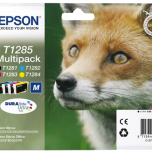 C13T12854010 - EPSON Inkt Cartridge T1285 Black & Cyaan & Magenta & Yellow 5,9ml Multipack