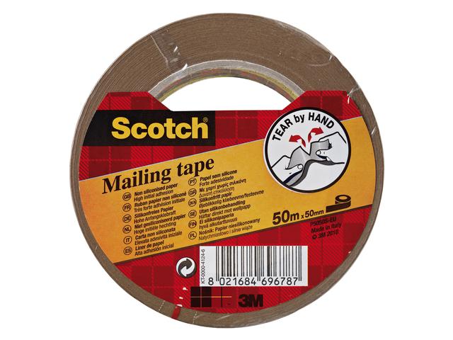 P5050 - 3M Verpakkingstape Scotch P5050 50mmx50m 1st