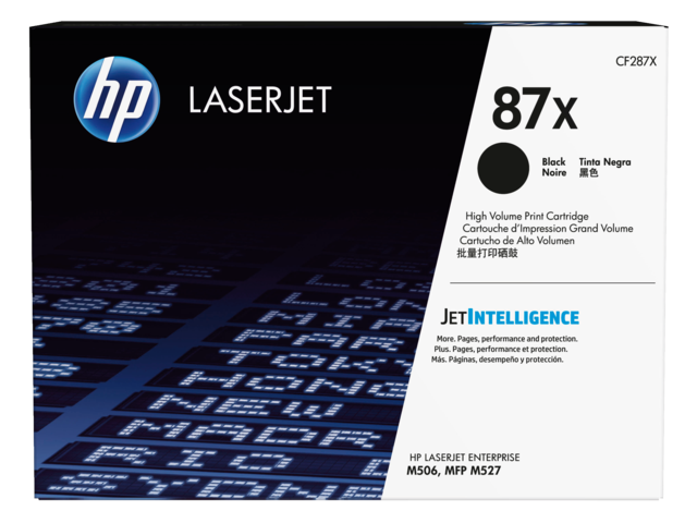 CF287X - HP Toner Cartridge 87X Black 18.000vel 1st