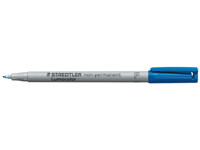 316-3 - STAEDTLER Viltstift OHP Lumo F 316 0.6mm Blauw 1st