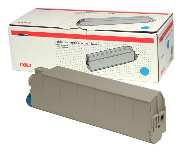 OKI Toner Cartridge Cyaan 15.000vel