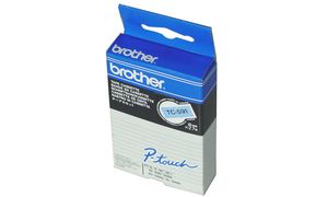 Brother Lettertape Gelamineerd P-Touch Zwart Blauw 12mm 7.7m