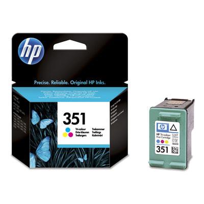 HP Inkt Cartridge 351 Yellow & Magenta & Cyaan 3,5ml
