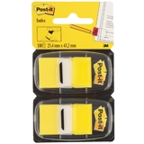 680-Y2EU - 3M Post-It Index Tabs + Dispenser 25x43mm Geel 1pak