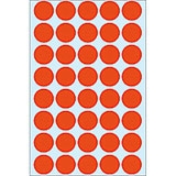 HERMA Gekleurde Etiketten Schrijfpapier Ø19mm Rood 1.280st 1 Pak