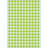 HERMA Gekleurde Etiketten Schrijfpapier Ø8mm Groen 5.632st 1 Pak