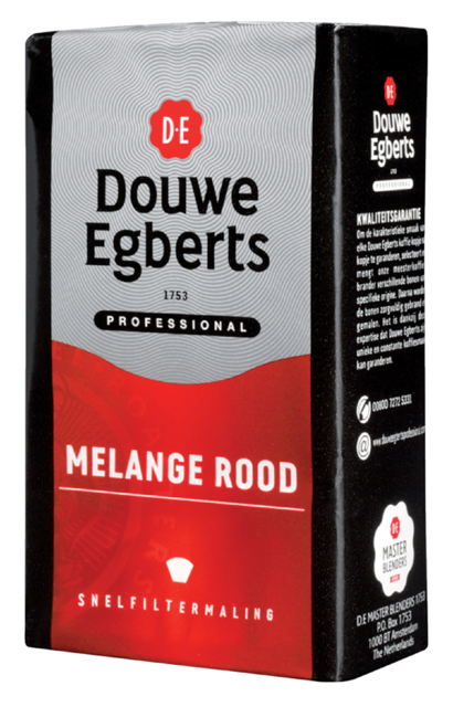 435822 - DOU Koffie Snelfilter Melange Rood 250gr 1st Printerplaza.nl