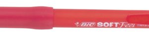 BIC Soft Feel Clic Grip Medium Rood