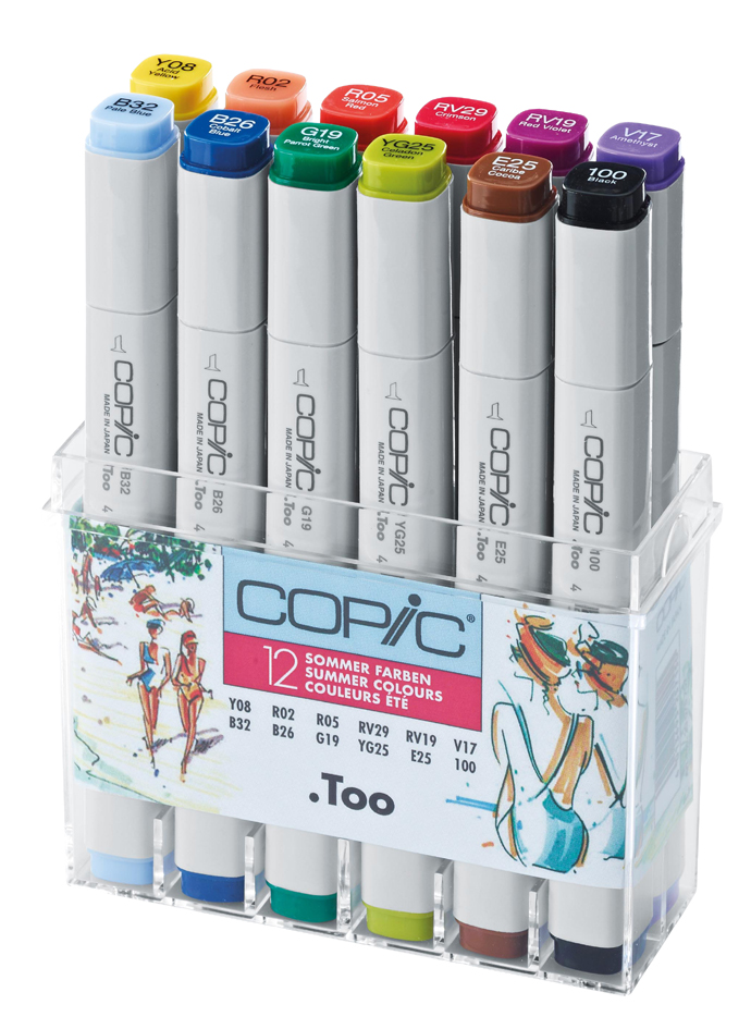 COPIC Layoutmarkers Diverse Kleuren 1 Set