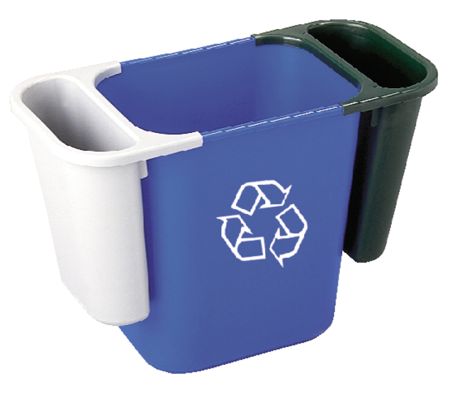 essay Megalopolis consumptie FG295673BLUE - Rubbermaid Afvalbak/Prullenbak 26.6L Vierkant Blauw -  Printerplaza.nl