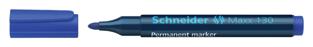 113003 - SCHNEIDER Viltstift Permanent 130 1-3mm Blauw 1st