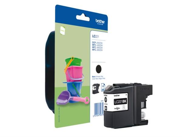 Brother Inkt Cartridge Black 1st