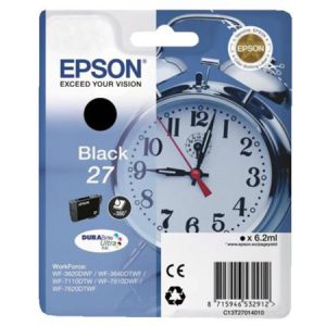 C13T27014010 - EPSON Inkt Cartridge 27 Black 6,2ml 1st