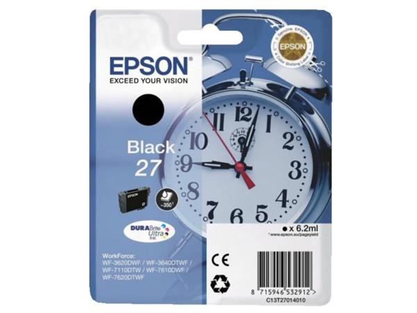 C13T27014010 - EPSON Inkt Cartridge 27 Black 6,2ml 1st