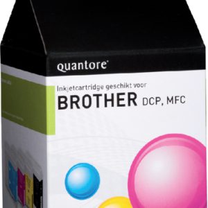 Inkcartridge quantore bro lc-970 zwart 3 kleuren(4 stuk/pak)
