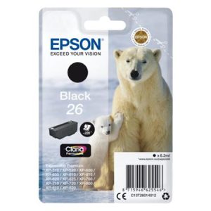 C13T26014012 - EPSON 26 Black 6,2ml 220vel