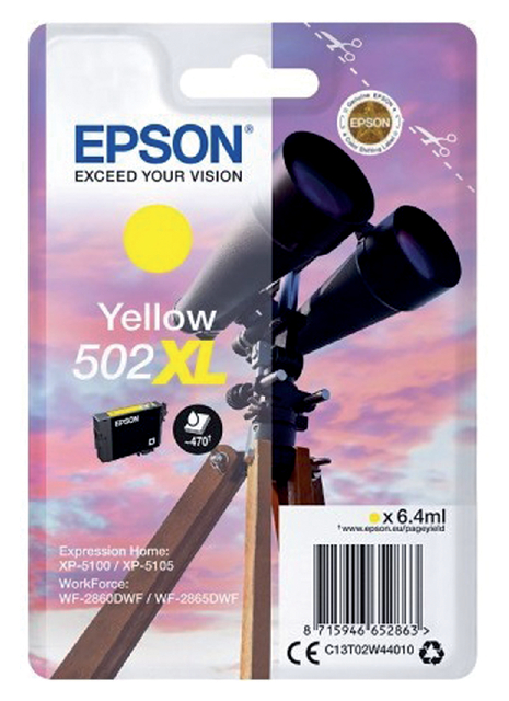 Epson 502XL Geel (Origineel)