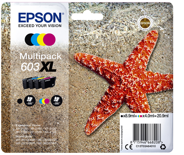 Multipack 4-colours 603XL Ink