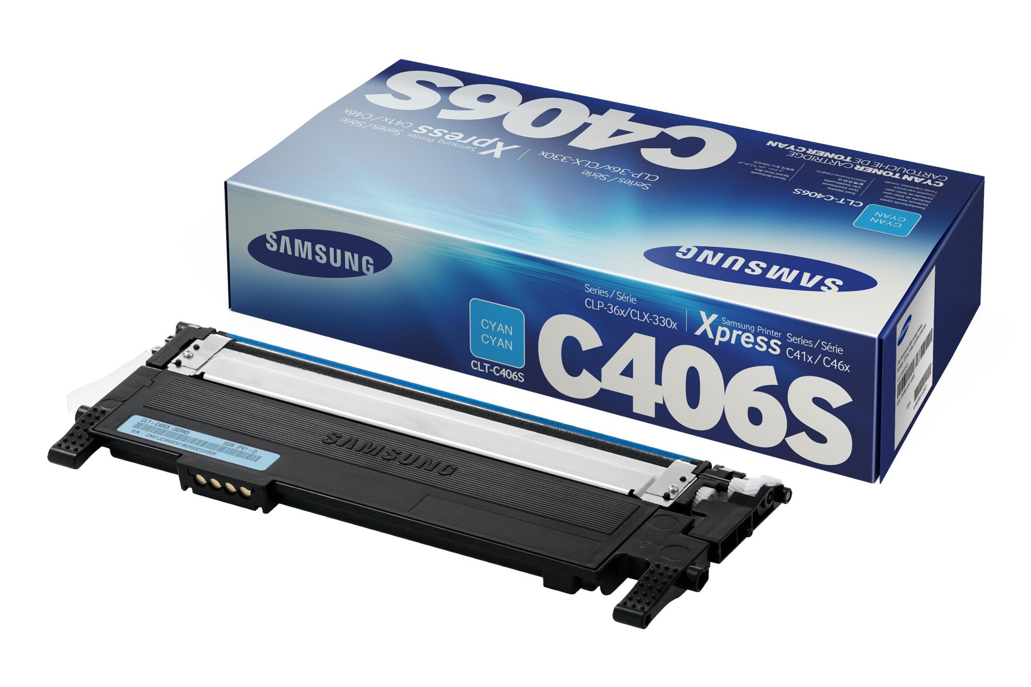 CLT-C406S/ELS - SAMSUNG Toner Cartridge Cyaan 1.000vel 1st