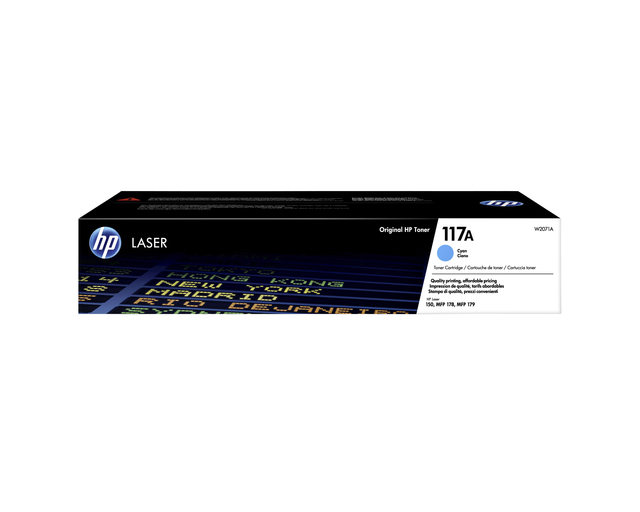 HP Toner Cartridge 117A Cyaan 700vel 1st