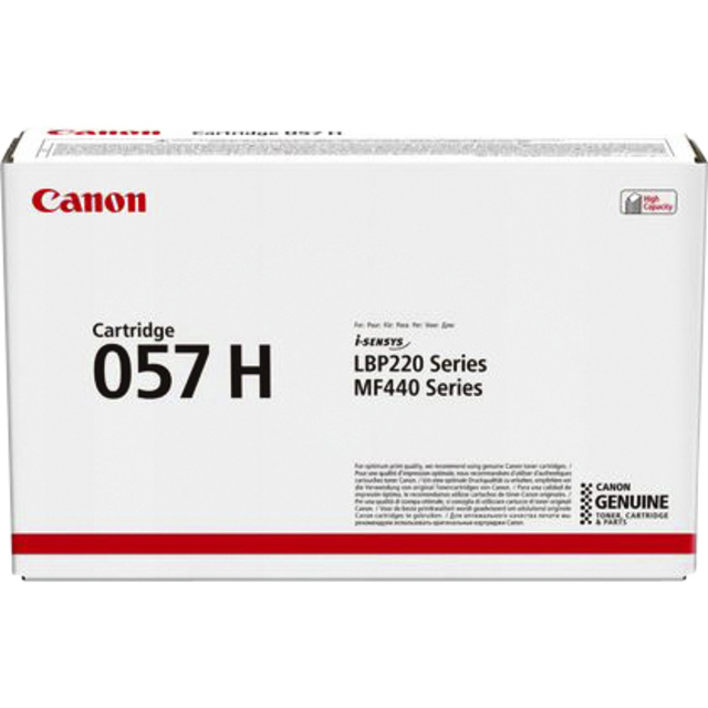 CANON Toner Cartridge 057H Black 10.000vel 1st