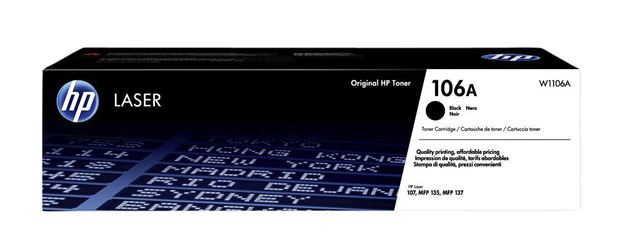 HP Toner Cartridge 106A Black 1.000vel 1st