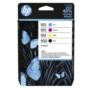 HP 950 Black 951 CMY Original Ink Cartridge 4-Pack