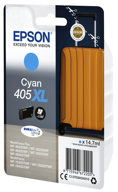 Epson 405XL cyaan