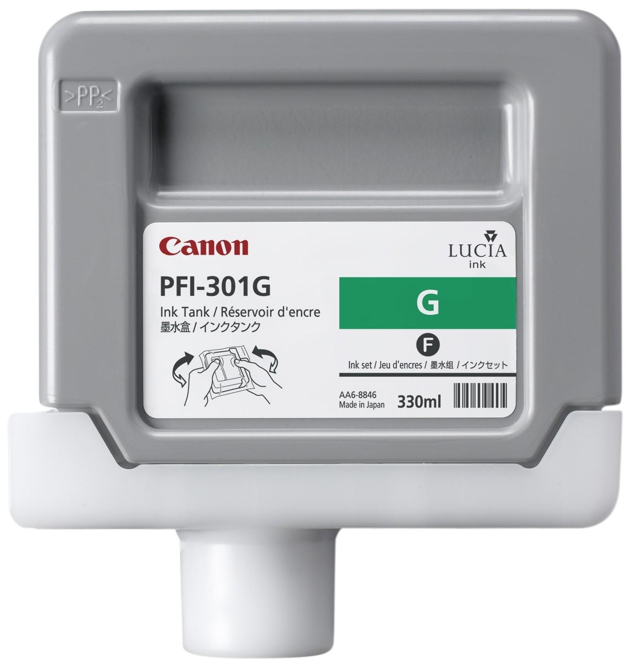 CANON Inkt Cartridge PFI-301G Green 330ml