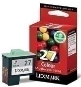 LEXMARK Inkt Cartridge 27 Yellow & Magenta & Cyaan 9,2ml