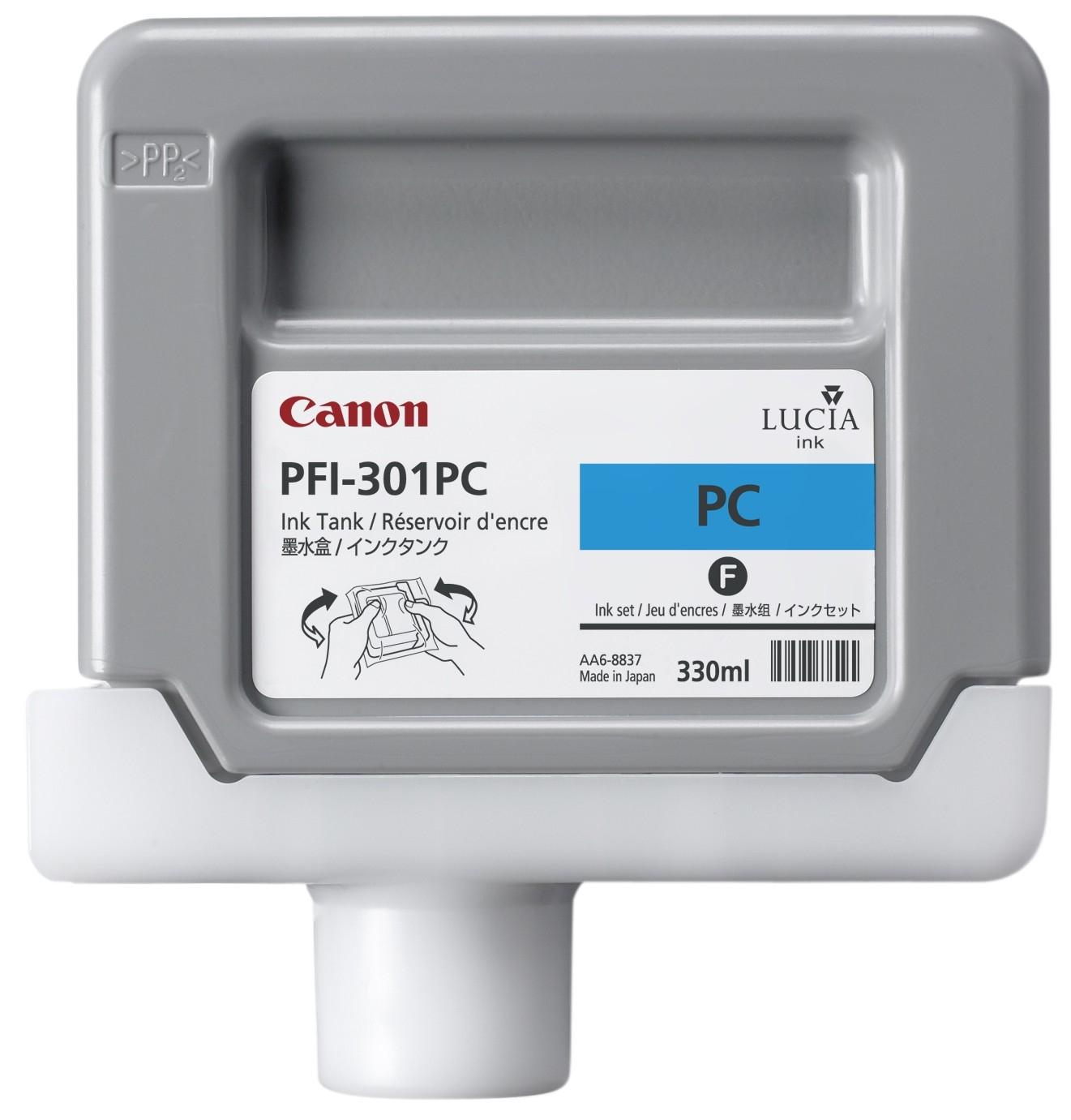 CANON Inkt Cartridge PFI-301PC Photo Cyaan 330ml