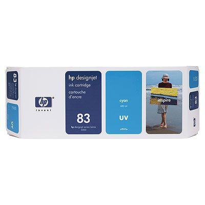 HP Inkt Cartridge 83 Cyaan UV 680ml