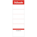 E81080 - LEITZ/ESSELTE Rugetiket Insteekkaart Wit 100st 158x50mm
