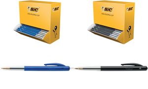 BIC Balpen Medium M10 Zwart 0.4mm Zwart 100st