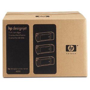 HP Inkt Cartridge 90 Cyaan 400ml 3st