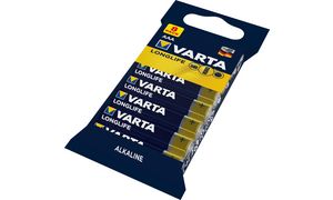 Varta alkaline batterie ´longlife´, micro (aaa)