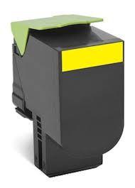 LEXMARK Toner Cartridge Yellow 4.000vel 1st