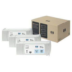 C5070A - HP 81 Light Cyaan 680ml