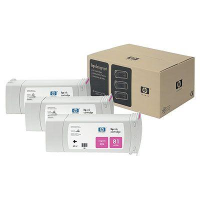 HP Inkt Cartridge 81 Magenta 680ml 3st