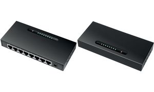 LogiLink Gigabit Ethernet Desktop Switch, 8-Port, schwarz