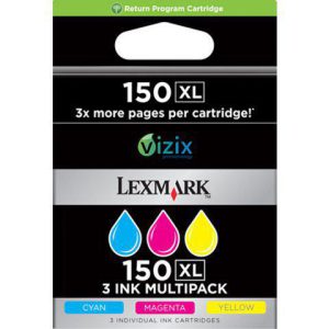 14N1807E - LEXMARK 150XL Cyaan & Magenta & Yellow 200vel