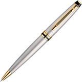 WATERMAN Balpen Expert Acier Medium Zilver/Goud 1st