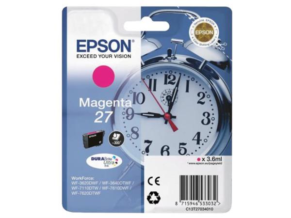 EPSON Inkt Cartridge 27 Magenta 3.6ml 1st