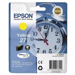 EPSON Inkt Cartridge 27 Yellow 3.6ml 1st