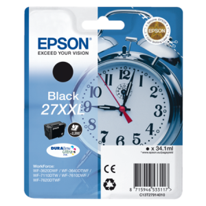 EPSON Inkt Cartridge 27XXL Black 34.1ml 1st