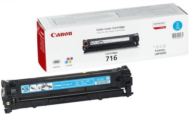 716 1979B002AA - CANON Toner Cartridge 716 Cyaan 1.500vel 1st