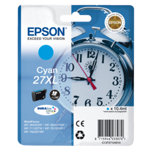 EPSON Inkt Cartridge 27XL Cyaan 10.4ml 1st