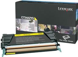 LEXMARK Toner Cartridge Yellow 6.000vel 1st