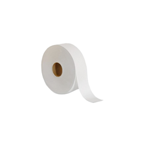 LL030X040000368 - LI-ME Etiket PE (Polyetheen) Mat Extra Permanent 30mm 40mm Wit 3.500st 76mm Kern 1Baans 2 Buiten 0° op Rol